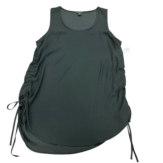 ANN TAYLOR BLACK SIDE TIE BLOUSE 216  MEDIUM