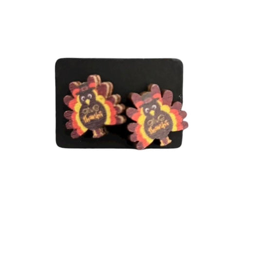 TURKEY WOODEN EARRINGS