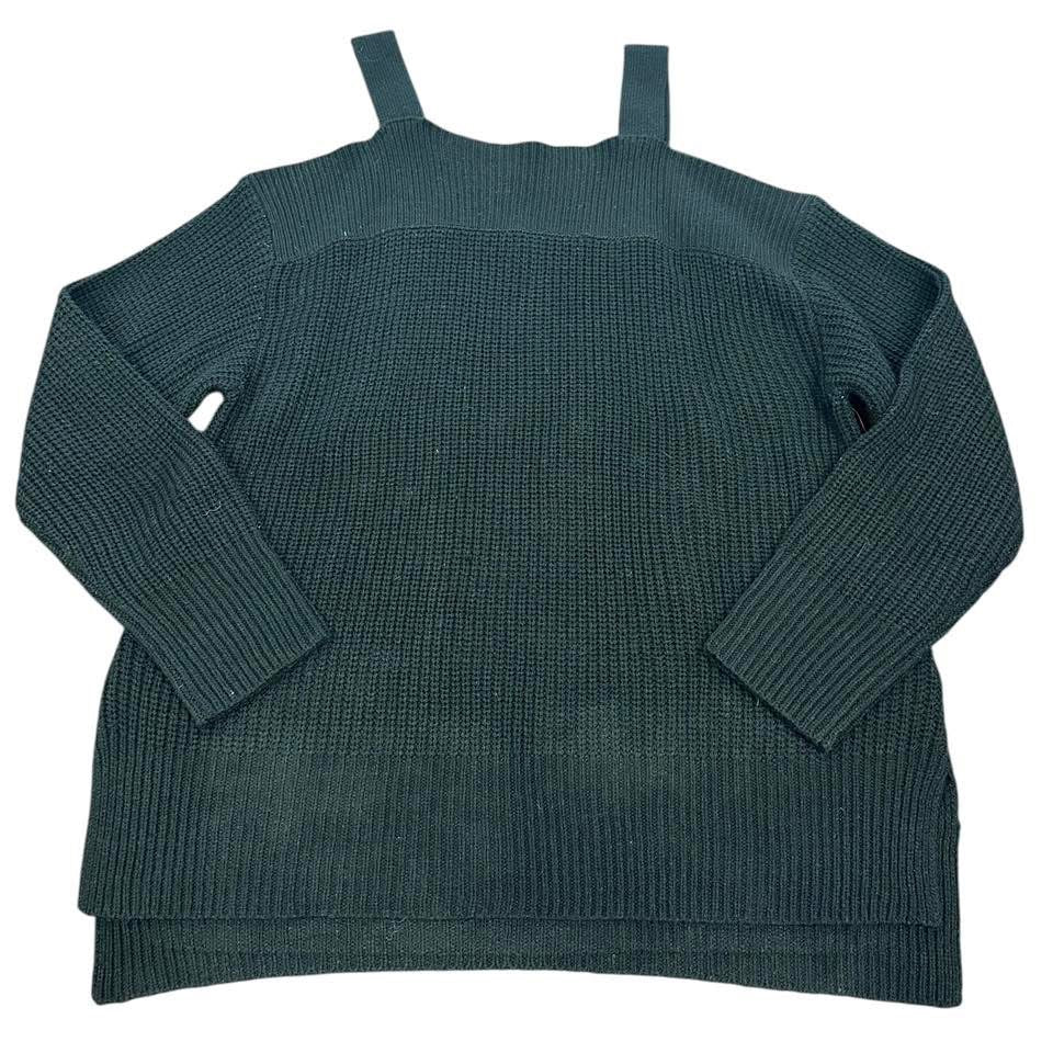 SANCTUARY BLACK KNIT COLD SHOULDER SWEATER 27 XS - FIT SMALL