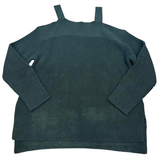 SANCTUARY BLACK KNIT COLD SHOULDER SWEATER 27 XS - FIT SMALL