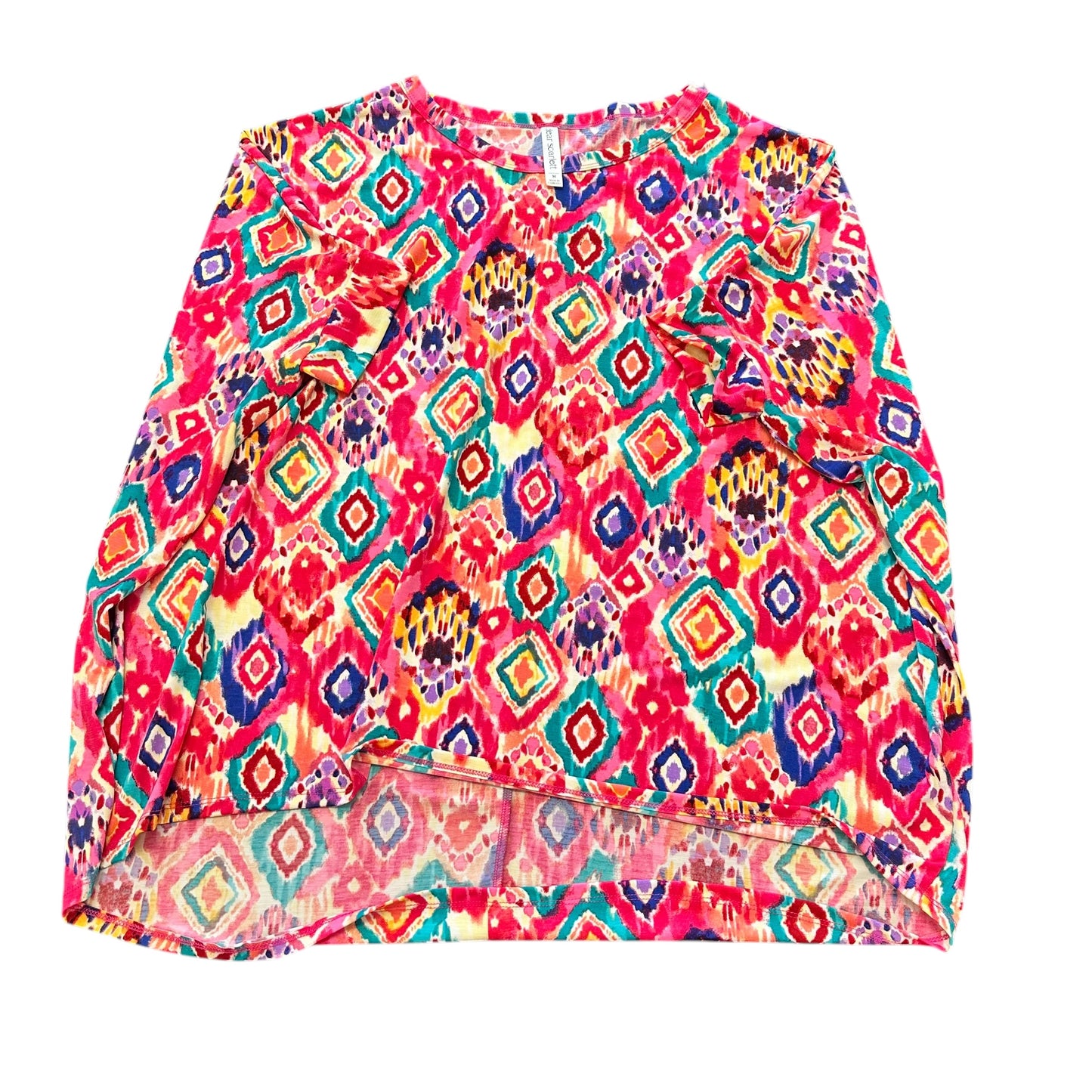 DEAR SCARLETT PINK COLORFUL BLOUSE 100 MEDIUM