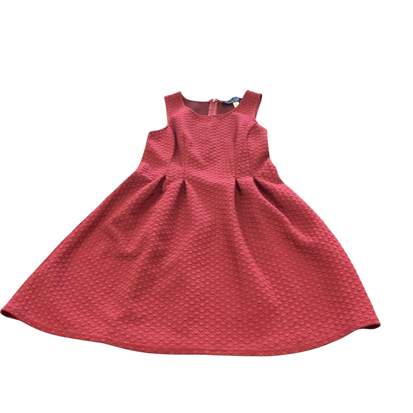 BLUE RAIN MAROON FIT FLARE DRESS 238 XS