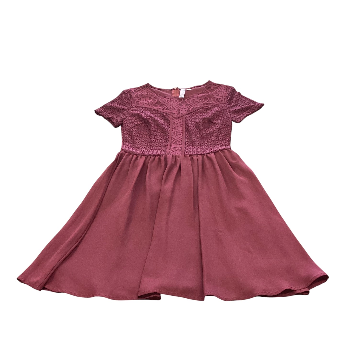 ALYA MAROON FIT FLARE DRESS 236 SMALL