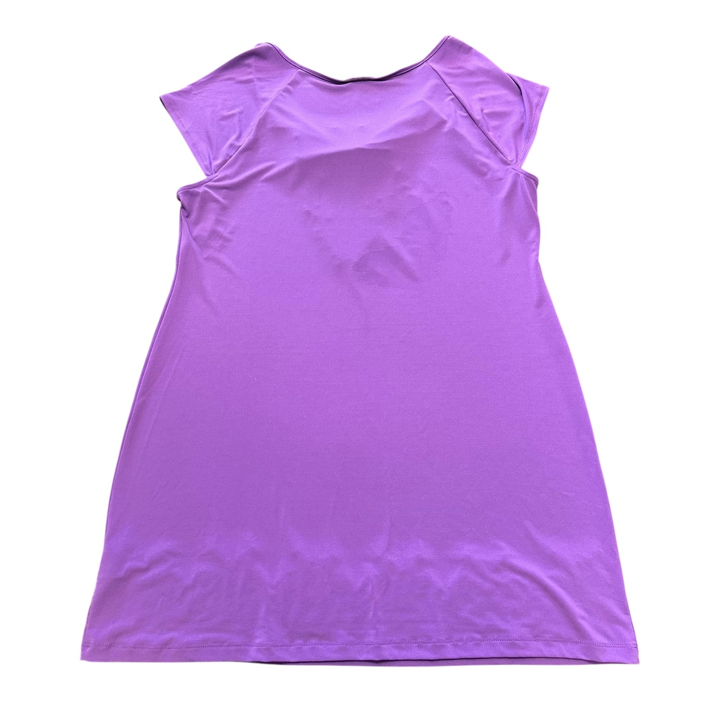 ECI PURPLE JERSEY DRESS EMBELLISHED 169 XL