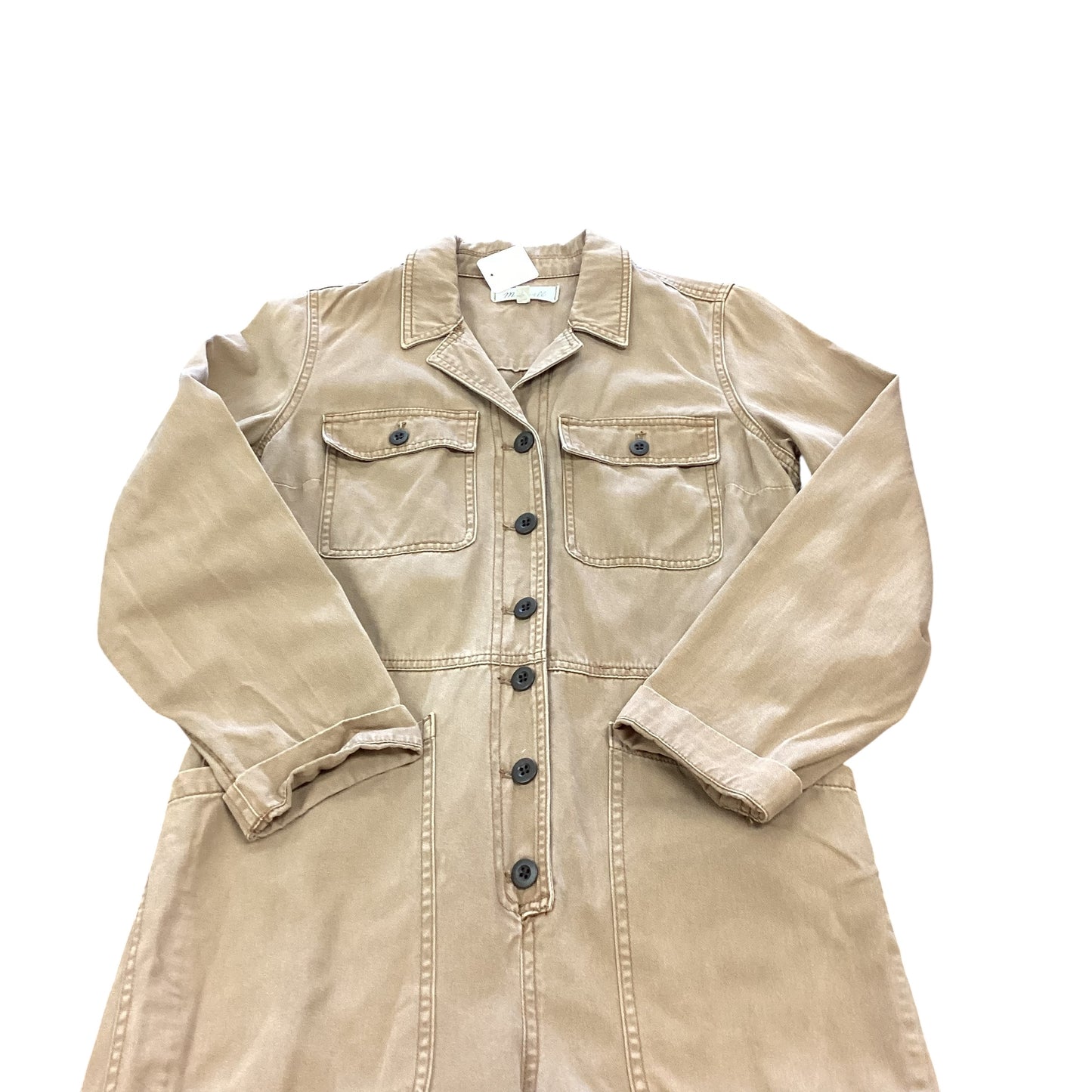 MADEWELL BROWN JUMPSUIT SMALL