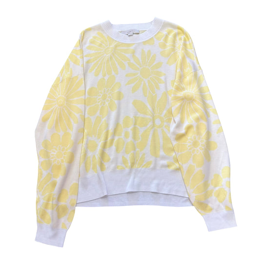 LOFT YELLOW BEIGE SPRING SWEATER 8 XL