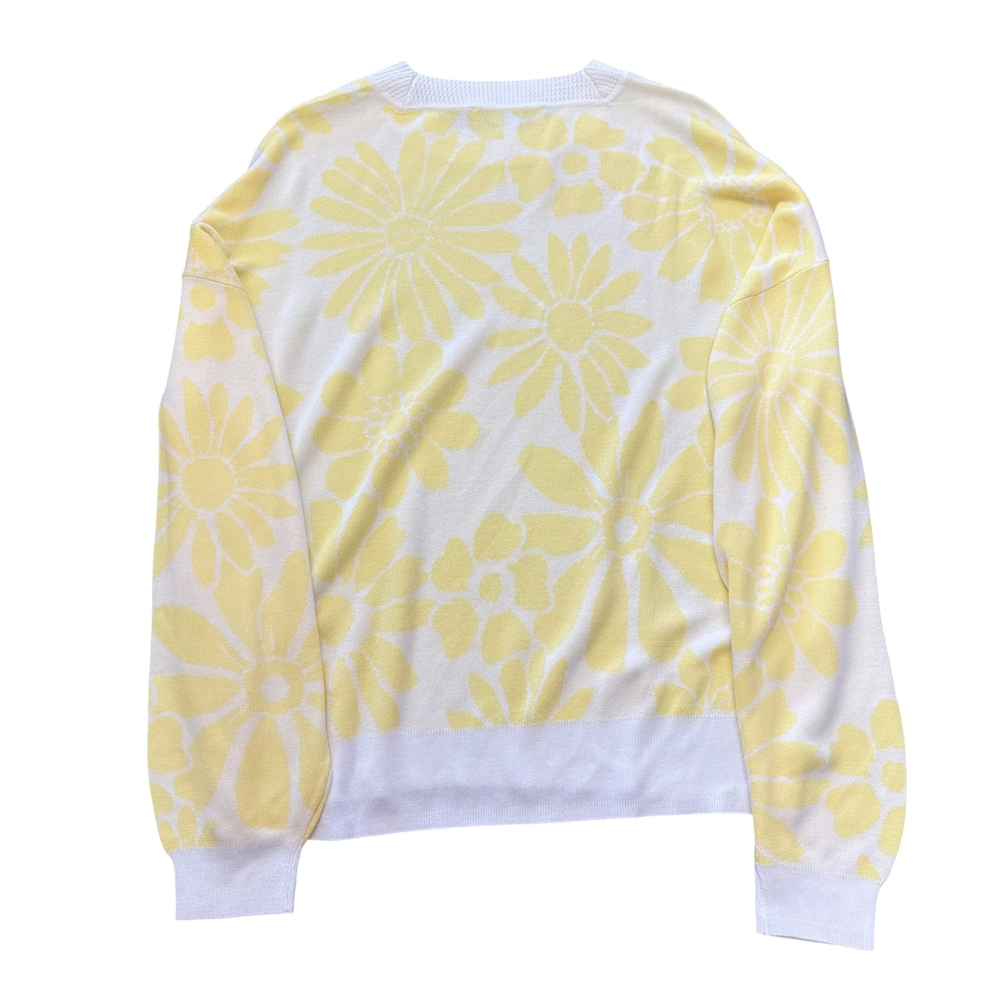 LOFT YELLOW BEIGE SPRING SWEATER 8 XL