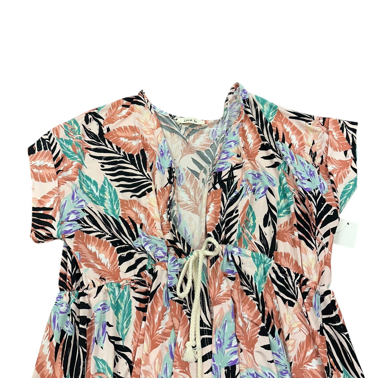 LOVE IN TROPICAL LEAF DUSTER 124 MEDIUM