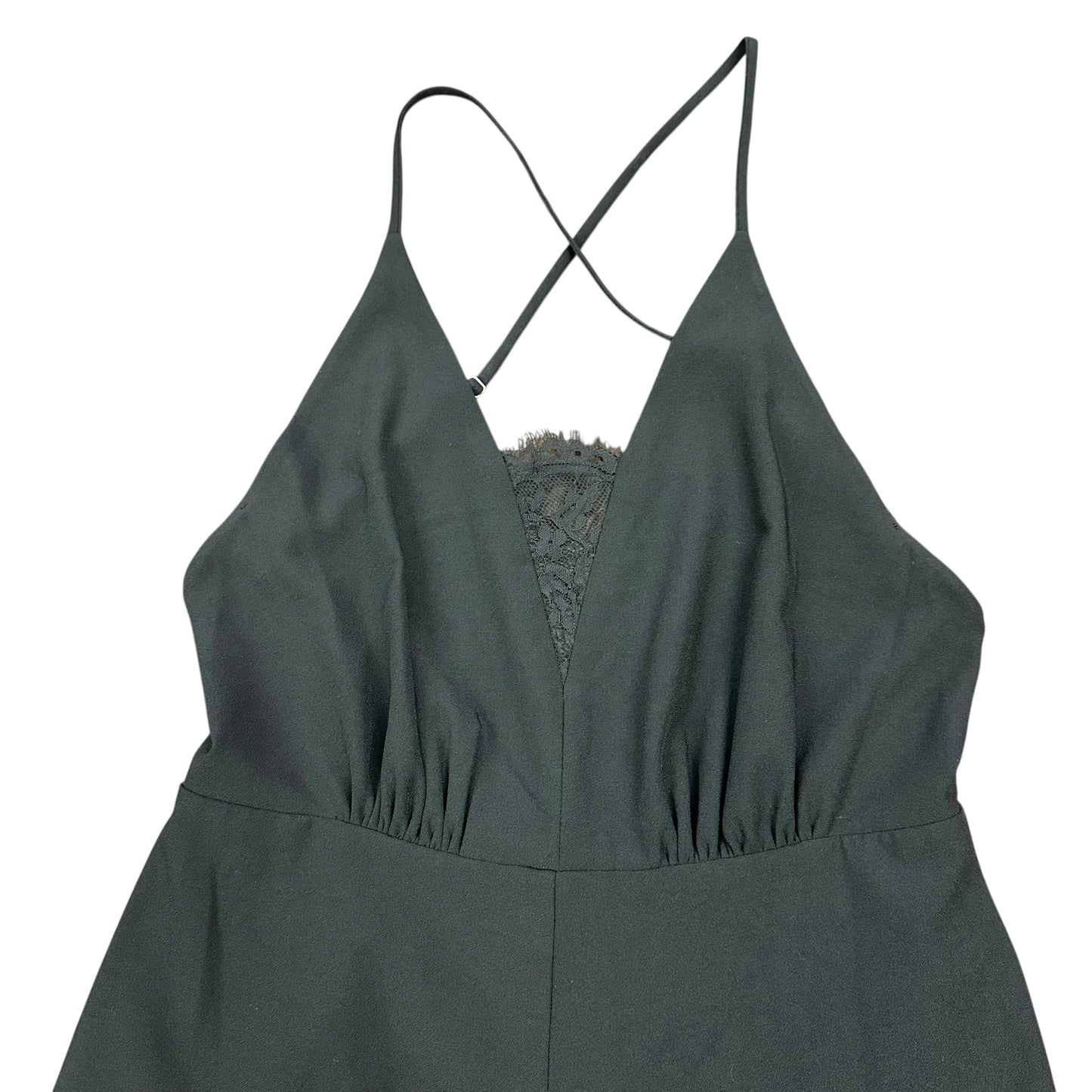 GB BLACK WIDE LEG JUMPSUIT 153 MEDIUM