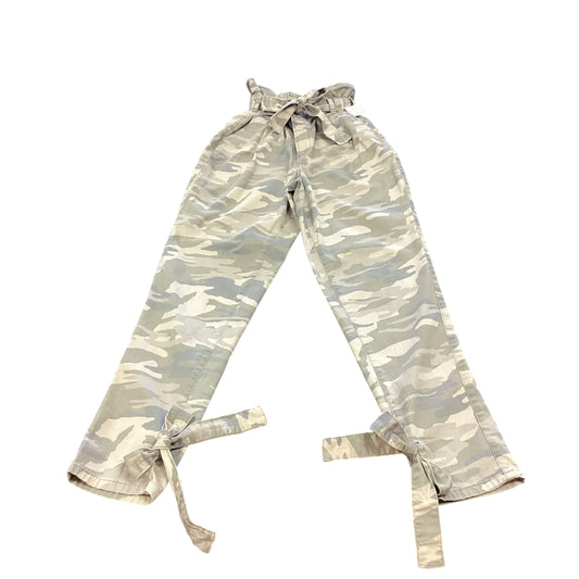EXPRESS SUPER HIGH RISE CAMO PANTS 166 Sz 2 LONG