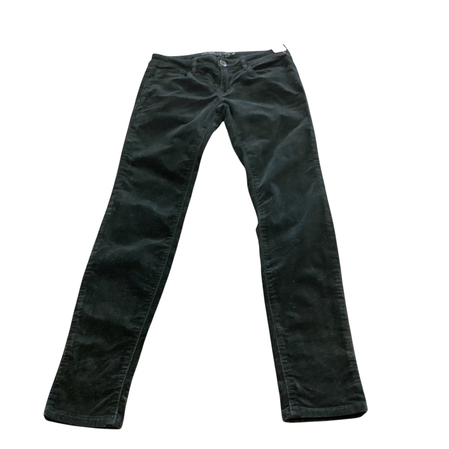 BULLHEAD BLACK CRUSHED VELVET SKINNEST PANTS 84 Sz 5