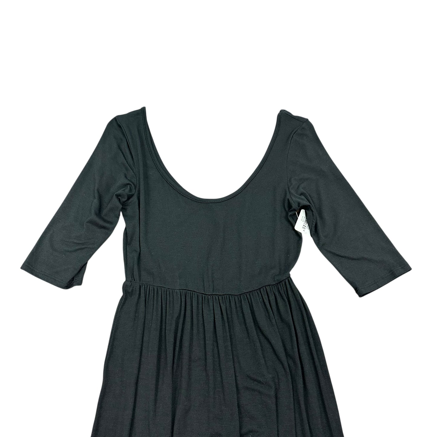 BLACK MAXI SHORT SLEEVE DRESS 143 MEDIUM