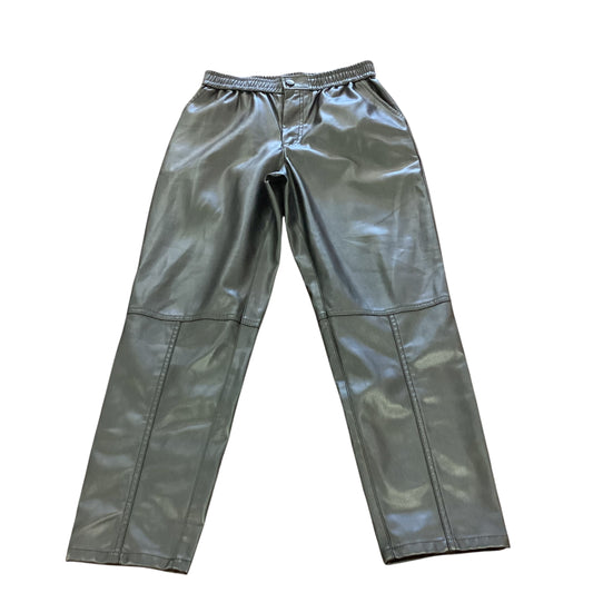 CURRENT AIR BLACK FAUX LEATHER PANTS 198 SMALL
