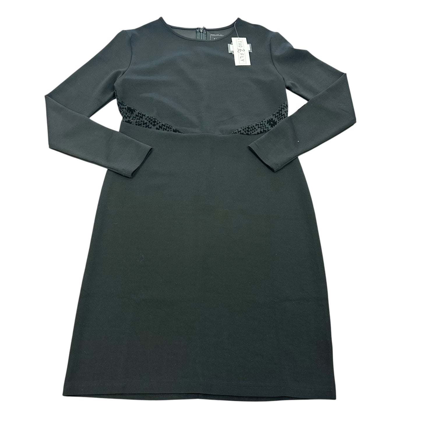 TWO 2 FLY BLACK LONG SLEEVE DRESS 84 NWT MEDIUM