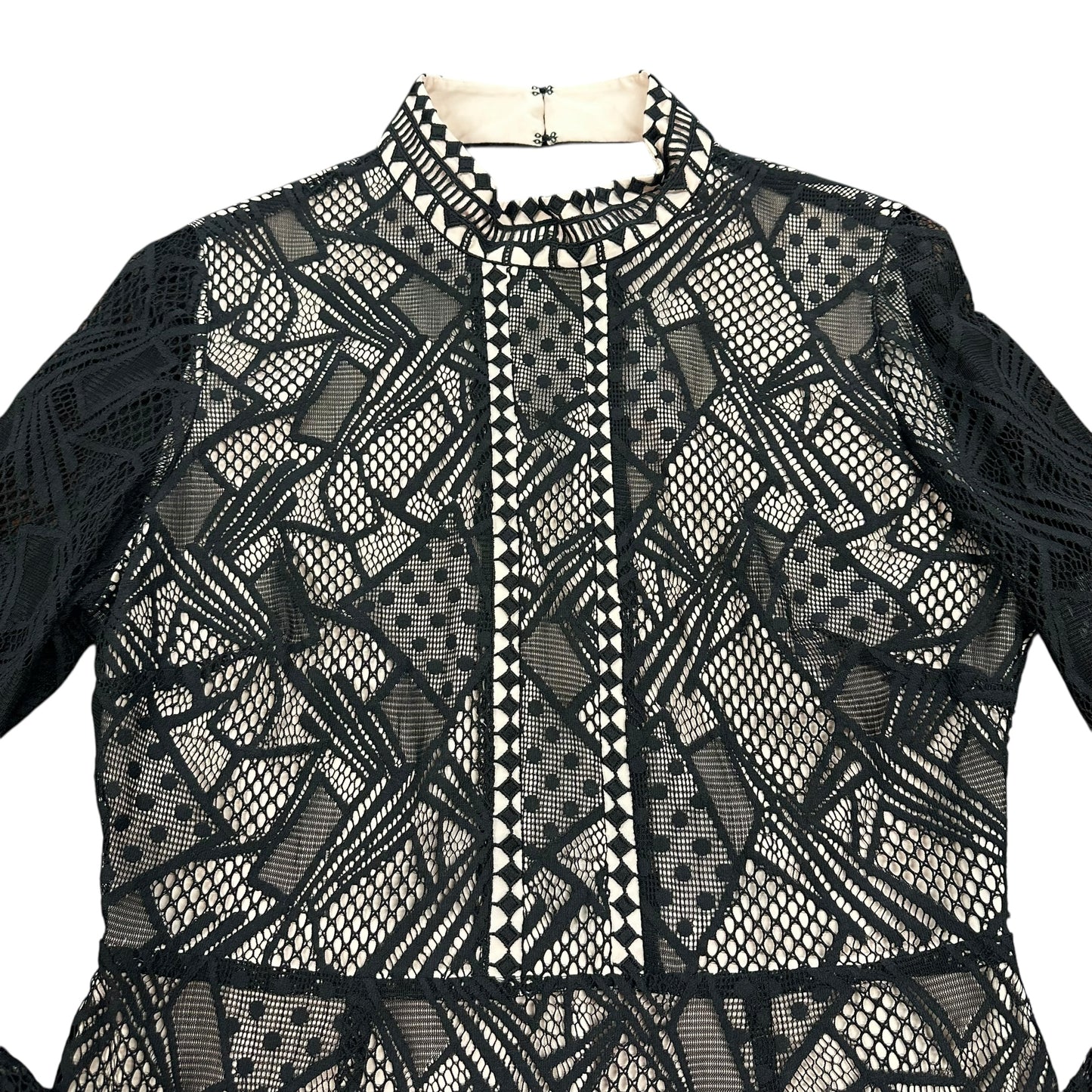 GIANNI BINI BLACK LACE DRESS 122 NWT $129 SZ 10