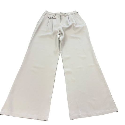 HELLO MOLLY BEIGE PLEATED WIDE LEG PANTS 223 NWT SZ 6