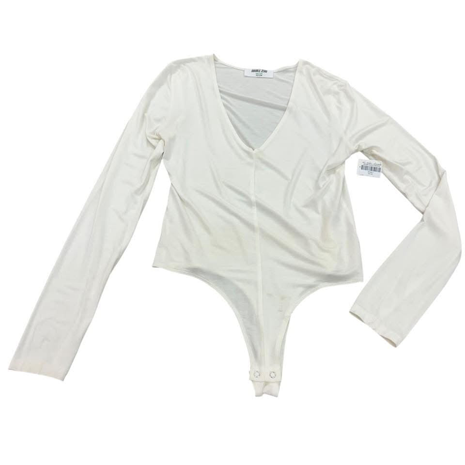 DOUBLE ZERO BEIGE BODYSUIT 100  LARGE