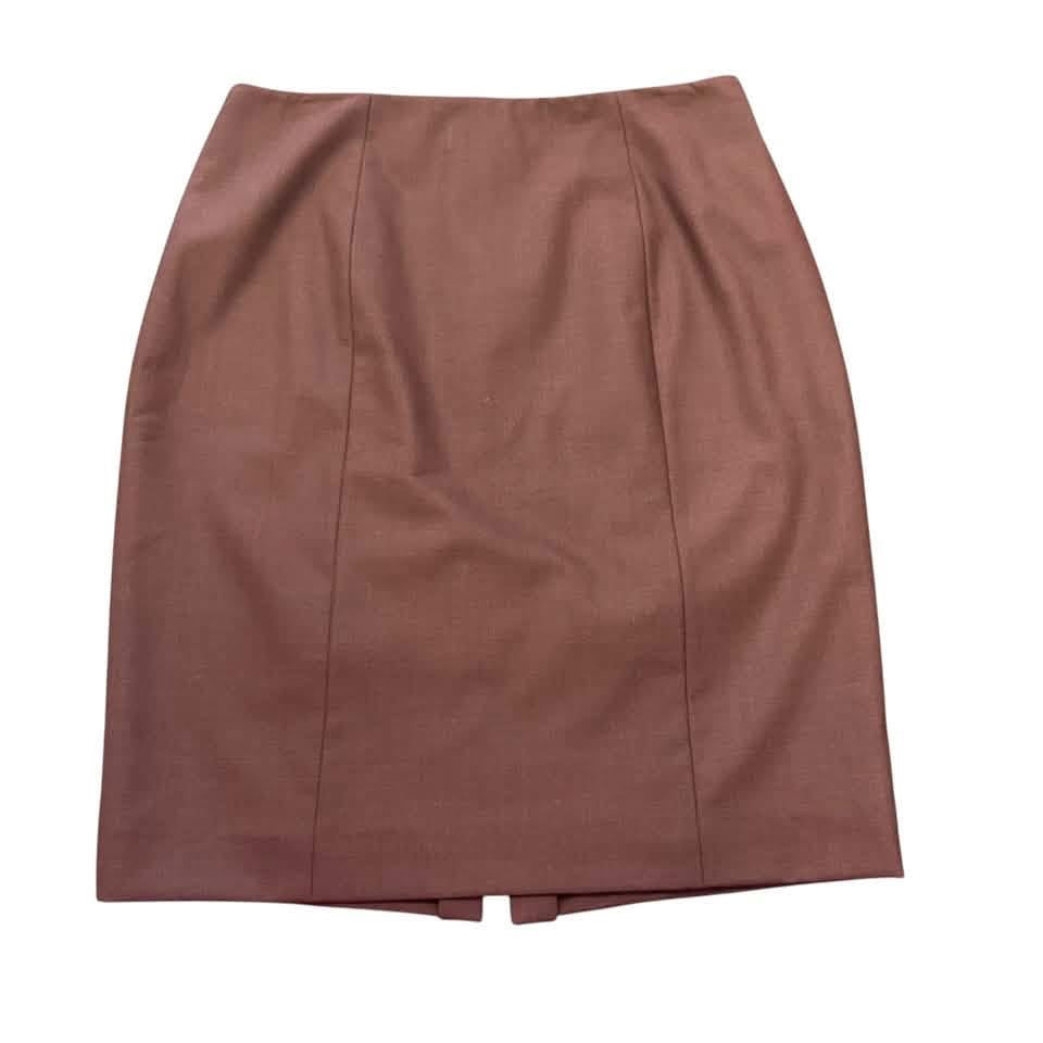 ANTONIO MELANI WOOL BLEND BURGUNDY PENCIL SKIRT 261 NWT $99 Sz 10
