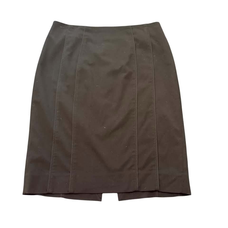 WHBM BLACK PENCIL SKIRT 261  Sz 8