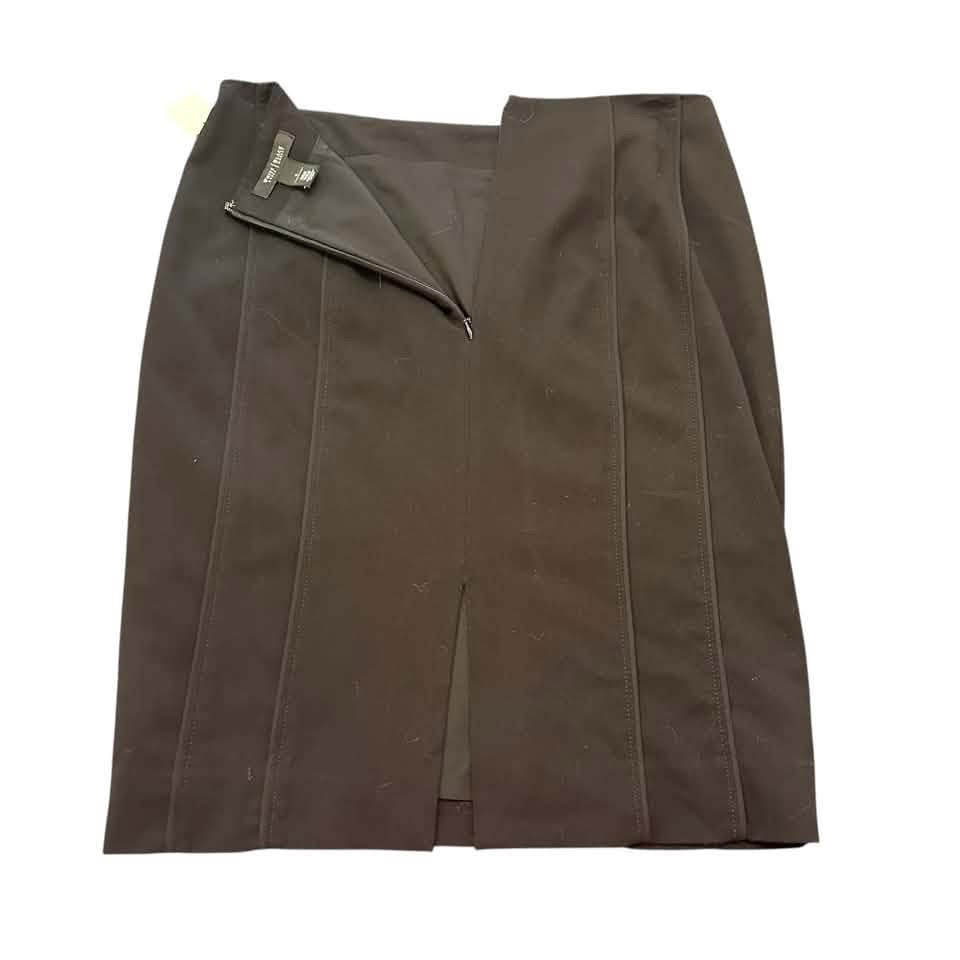 WHBM BLACK PENCIL SKIRT 261  Sz 8