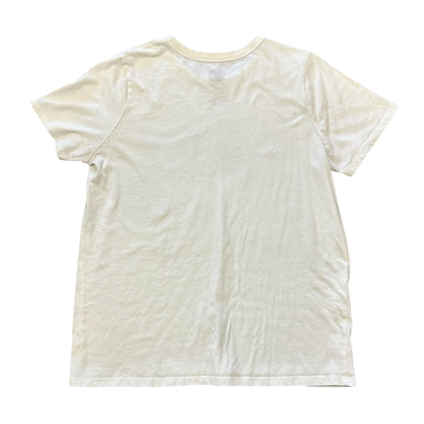 THE BEATLES WHITE GRAPHIC T-SHIRT 84 LARGE