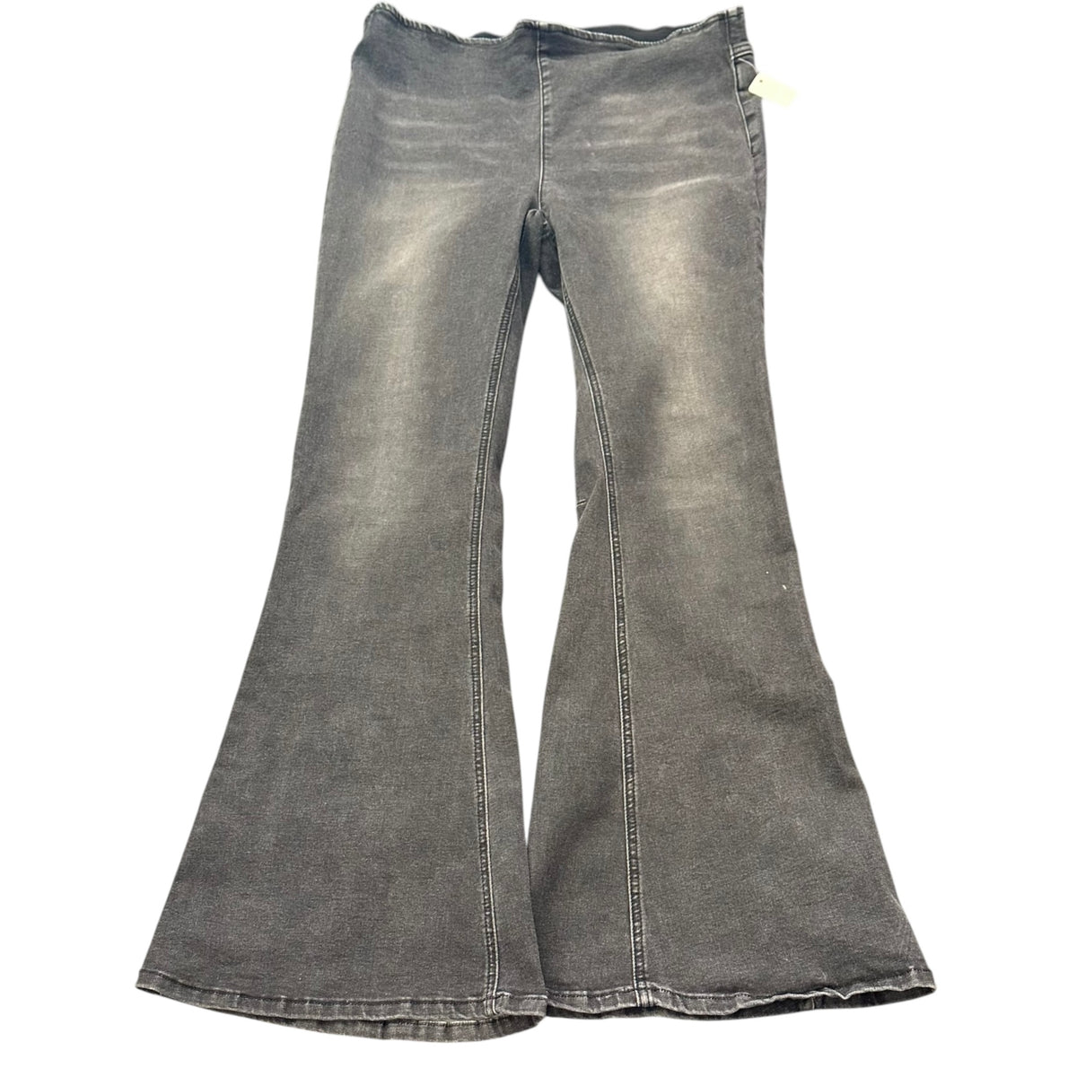 BLANK PAIGE BLACK PULL ON FLARE JEANS 269 LARGE