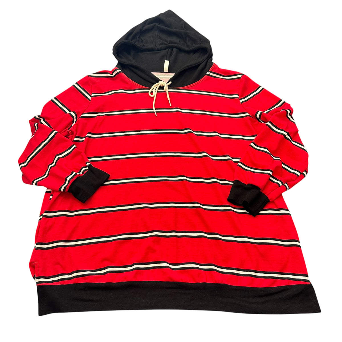 EMERALD BLACK RED WHITE HOODIE OVERSIZED 100 1X