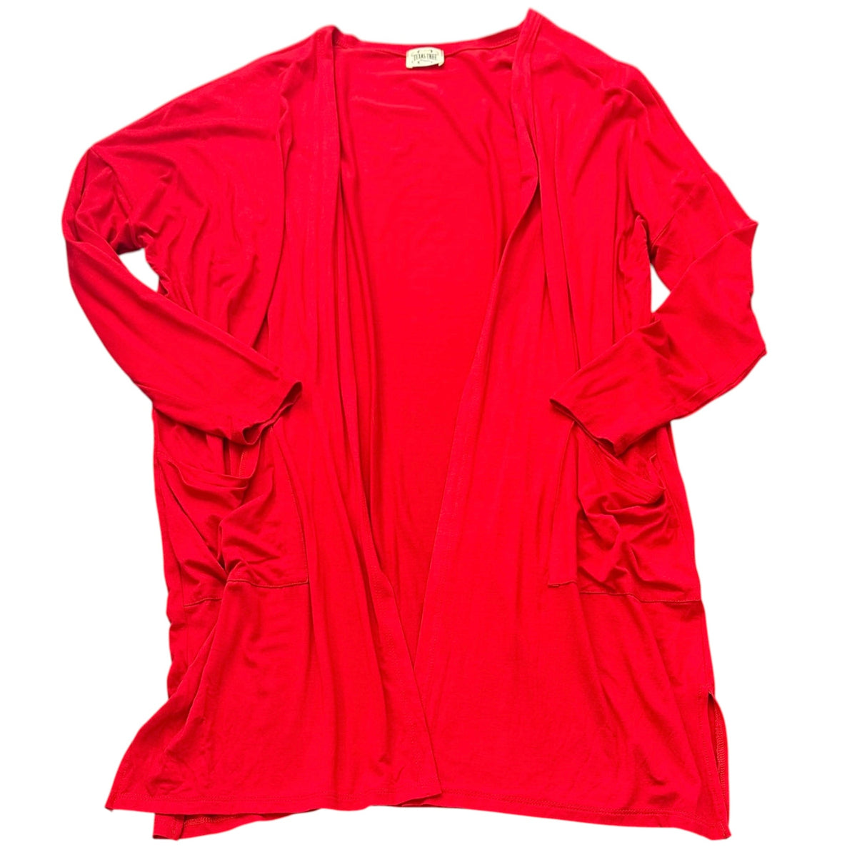TEXAS TRUE RED OPEN CARDIGAN 100 SMALL