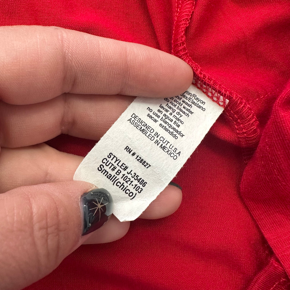 TEXAS TRUE RED OPEN CARDIGAN 100 SMALL