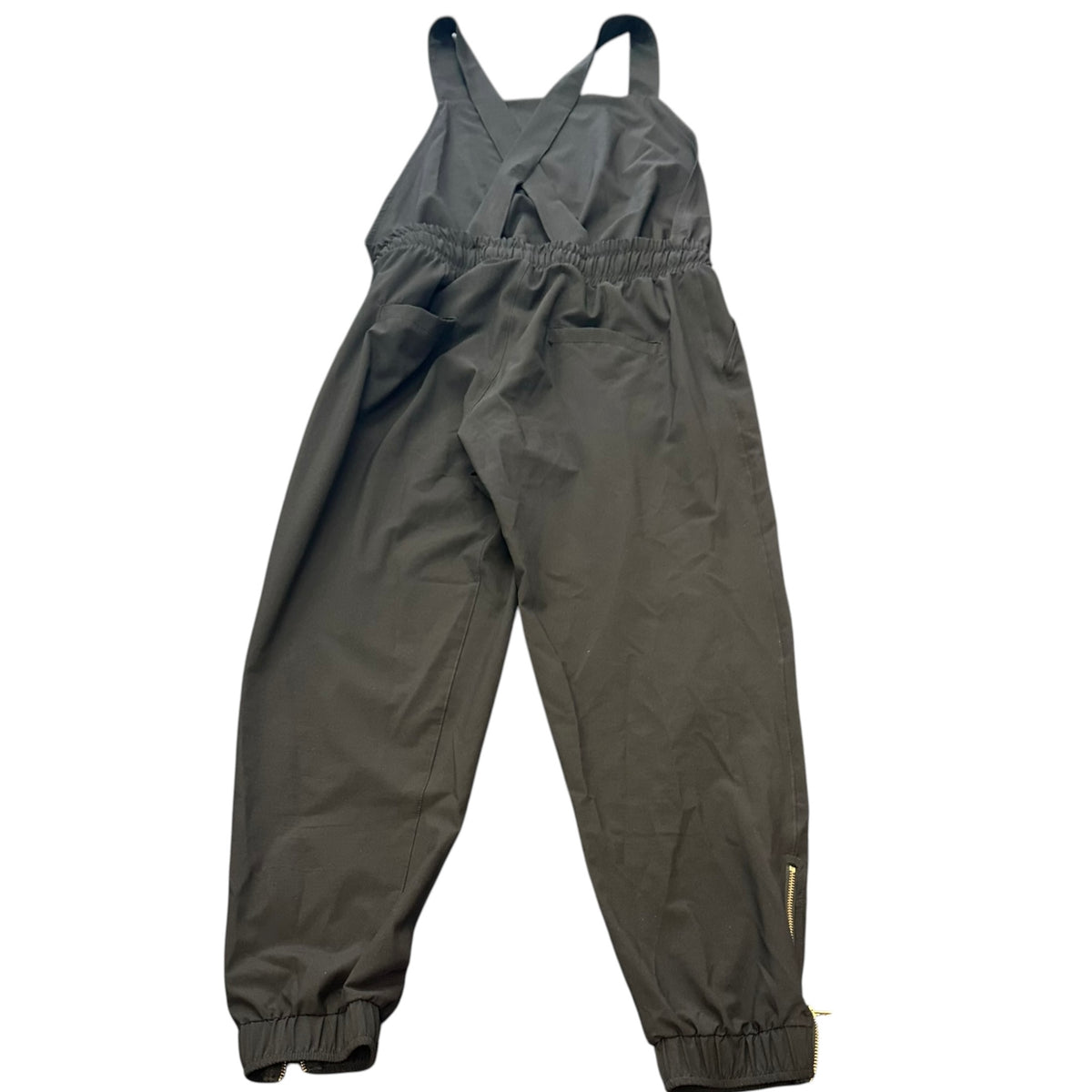 ALBION BLACK OVERALLS JUMPSUIT 100 SMALL