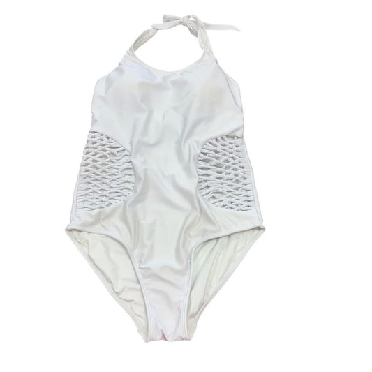 PINES AND PALMS WHITE SWIMSUIT 100 MEDIUM