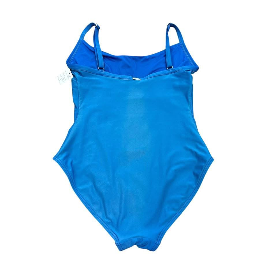DKNY BLUE SWIMSUIT 64 MEDIUM