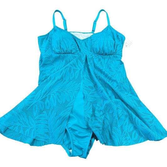 SOL HARBOUR TURQUOISE SWIMSUIT 58 SZ 18