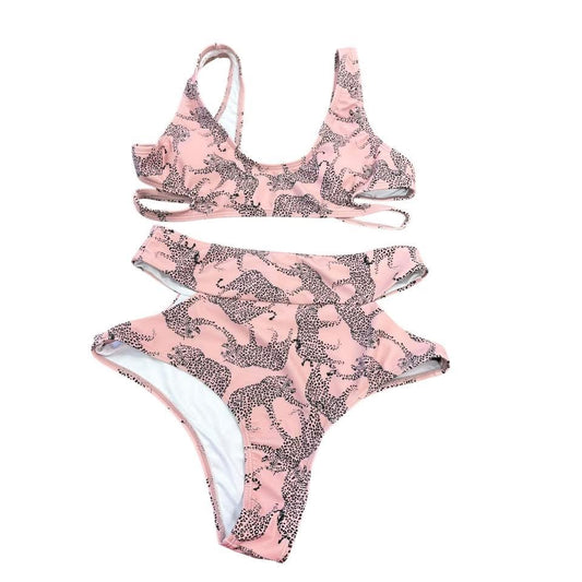 PINK LEOPARD BIKINI LARGE