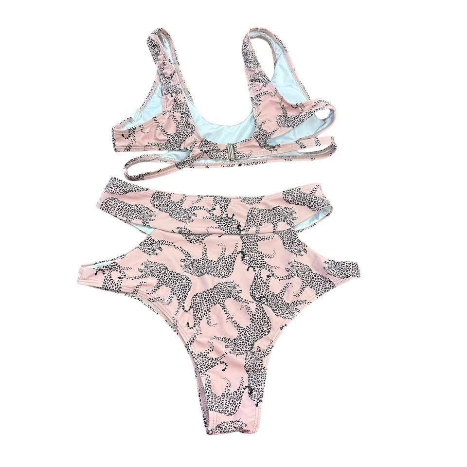 PINK LEOPARD BIKINI LARGE