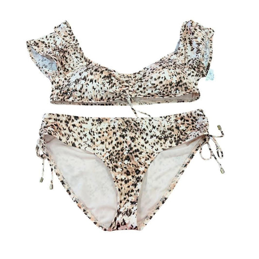 GIBSON LATIMER ANIMAL PRINT BIKINI 122 NWT L/XL