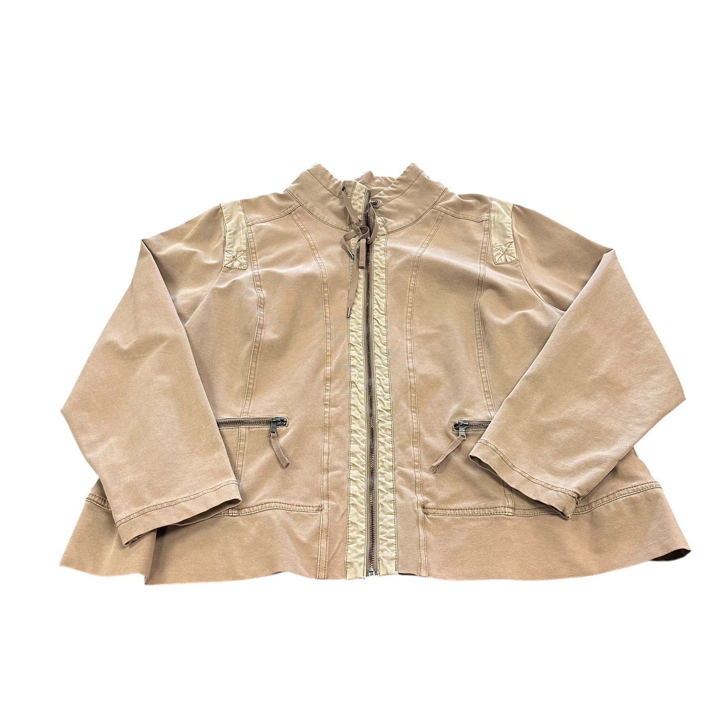 ANTHROPOLGIE MARRAKECH BROWN UTILITY JACKET 123 3X