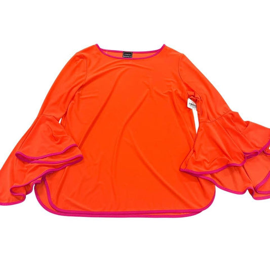 COCO BIANCO ORANGE PINK BLOUSE 50 LARGE