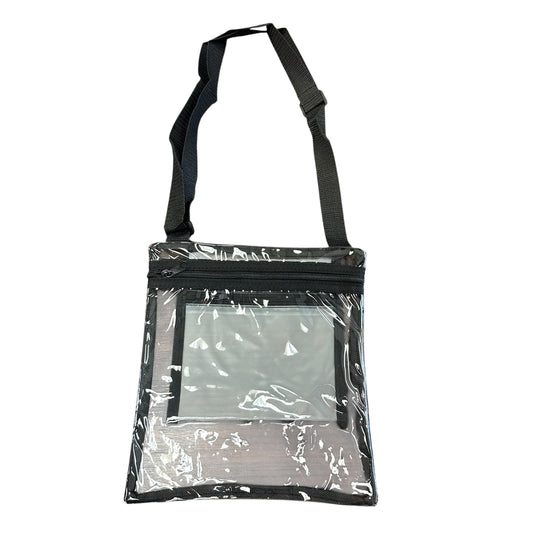 BLACK CLEAR CROSSBODY $6.99