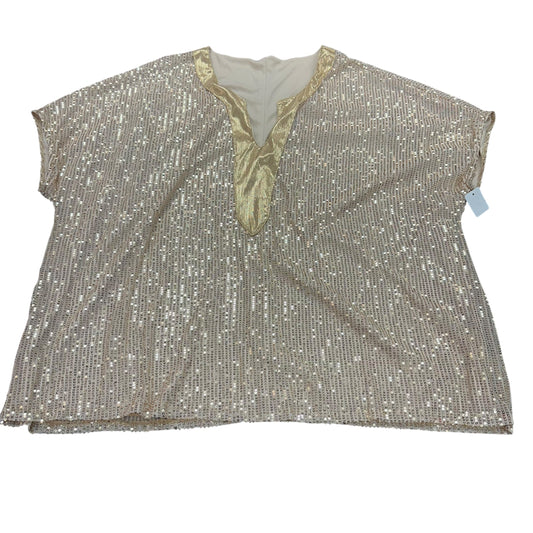 GOLD SEQUINS TUNIC TOP 100 XL/1X