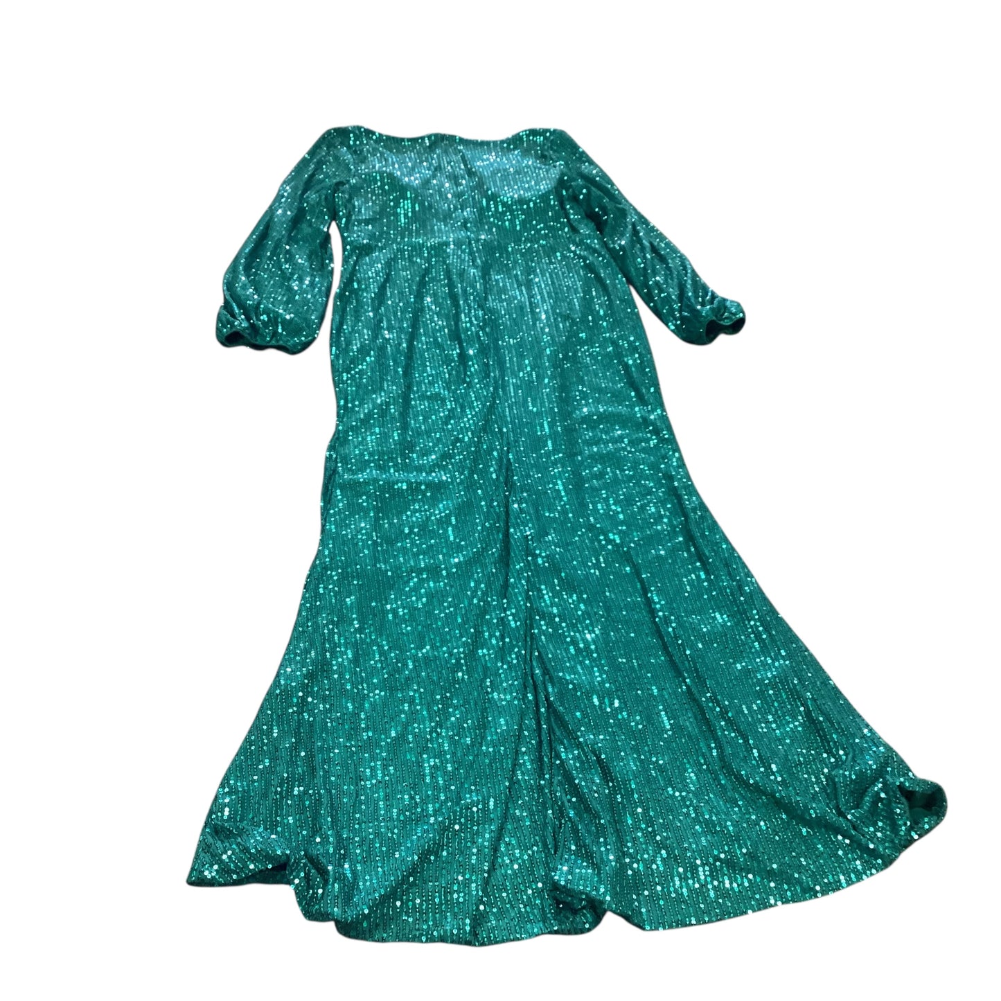 GIFFNISETI EMERALD GREEN FULL LENGTH DRESS 62 XL