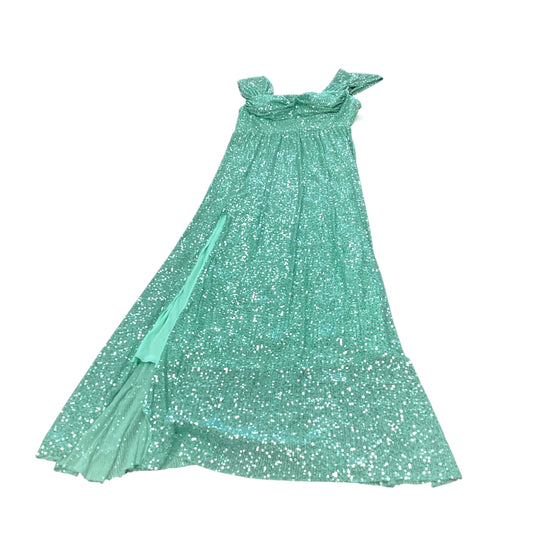 TOLEEN GREEN SEQUINS FULL LENGTH DRESS 62 NWT XL