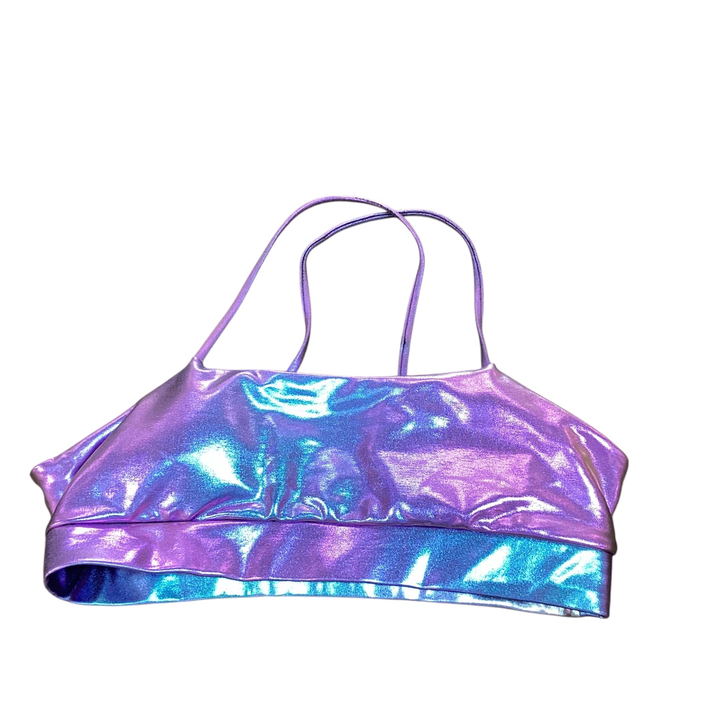 SHEIN CURVE METALLIC BRALETTE 228 XL