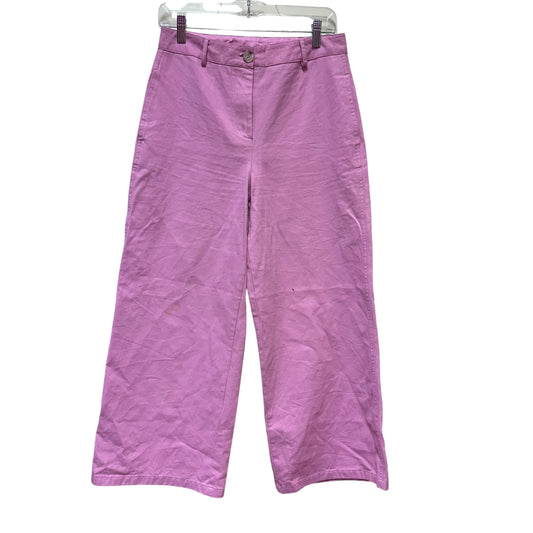 CURRENT AIR PINK WIDE LEG PANTS - SMALL - 100