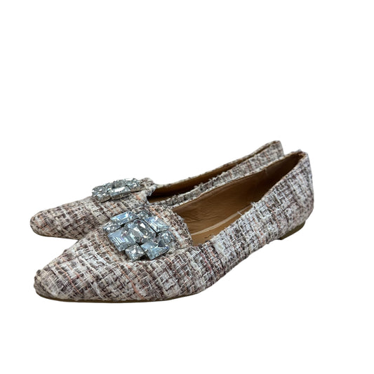 TWEED FLATS W RHINESTONE COOLSIE - SZ 9 - 100