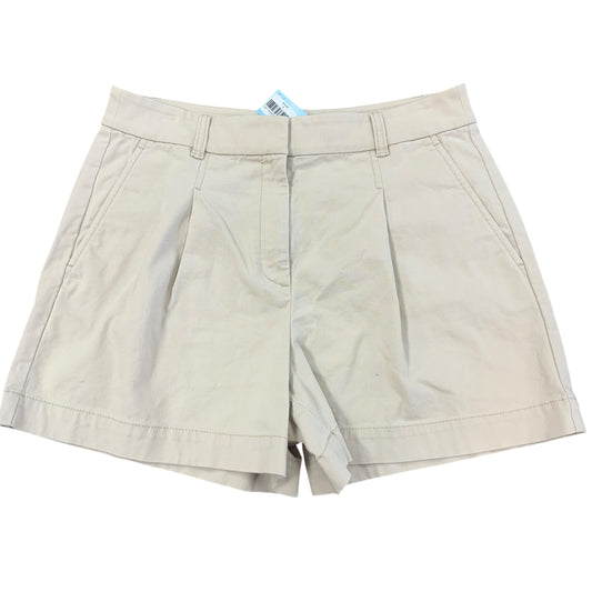 LOFT PLEATED HIGH WAISTED KHAKI SHORTS 38 Sz 6