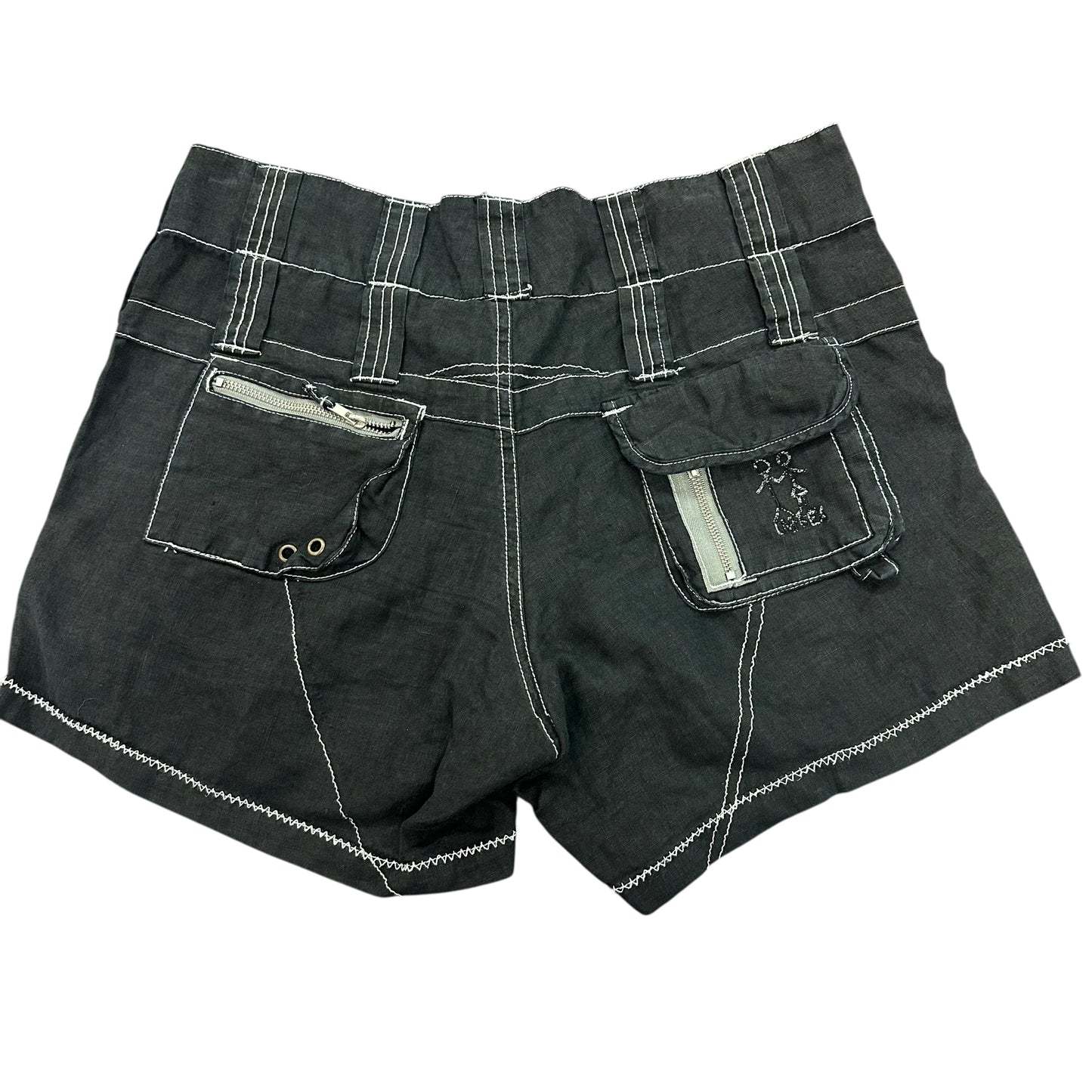 PETE & GRETA BLACK SHORTS 13 Sz 2
