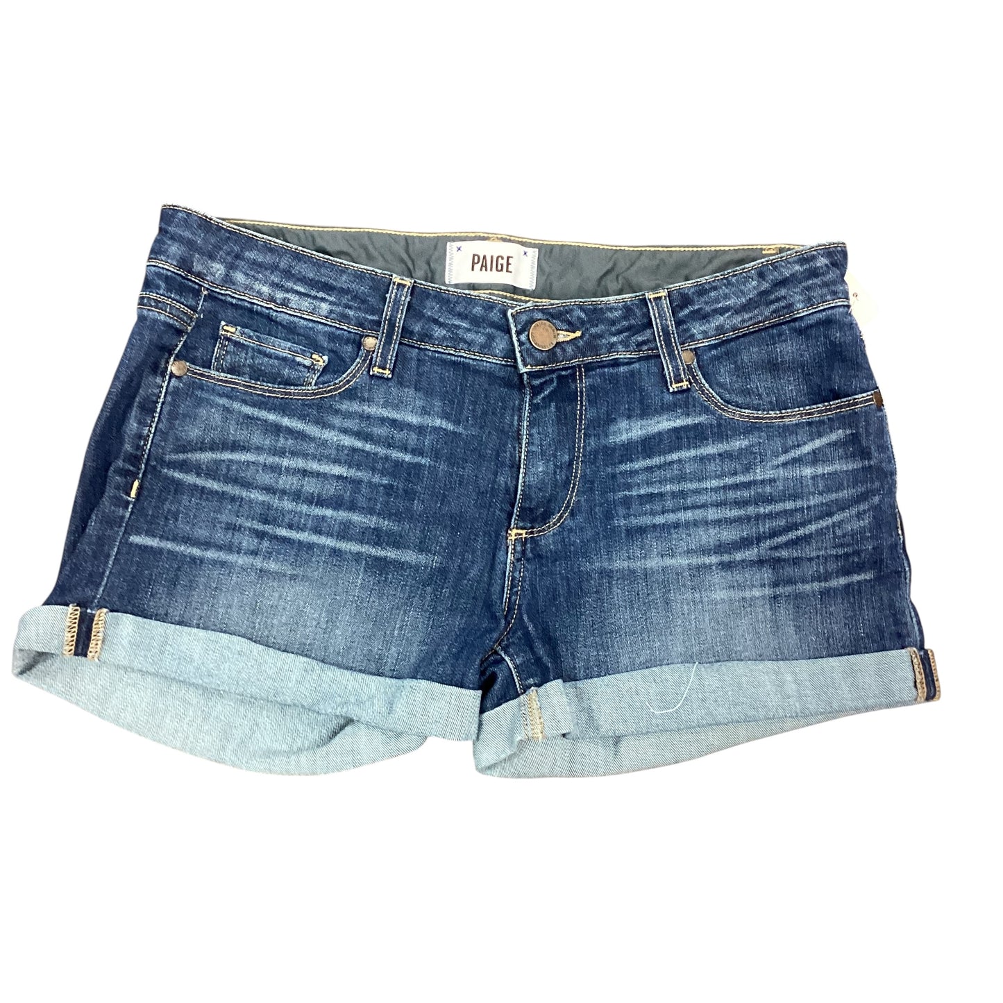 PAIGE DENIM CUT OFF SHORTS 100 Sz 27