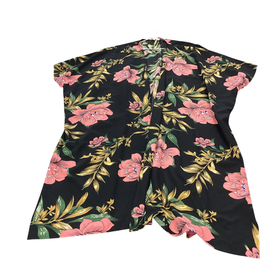 UMGEE BLACK FLORAL KIMONO 7 XL/1XL