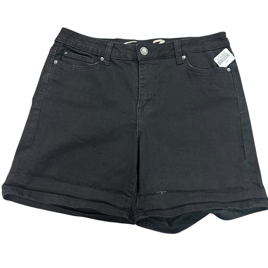 SEVEN BLACK JEAN SHORTS 96 SZ 12